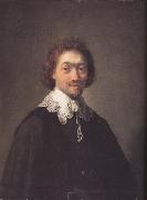 REMBRANDT Harmenszoon van Rijn, Portrait fo Maurits Huygens (mk33)